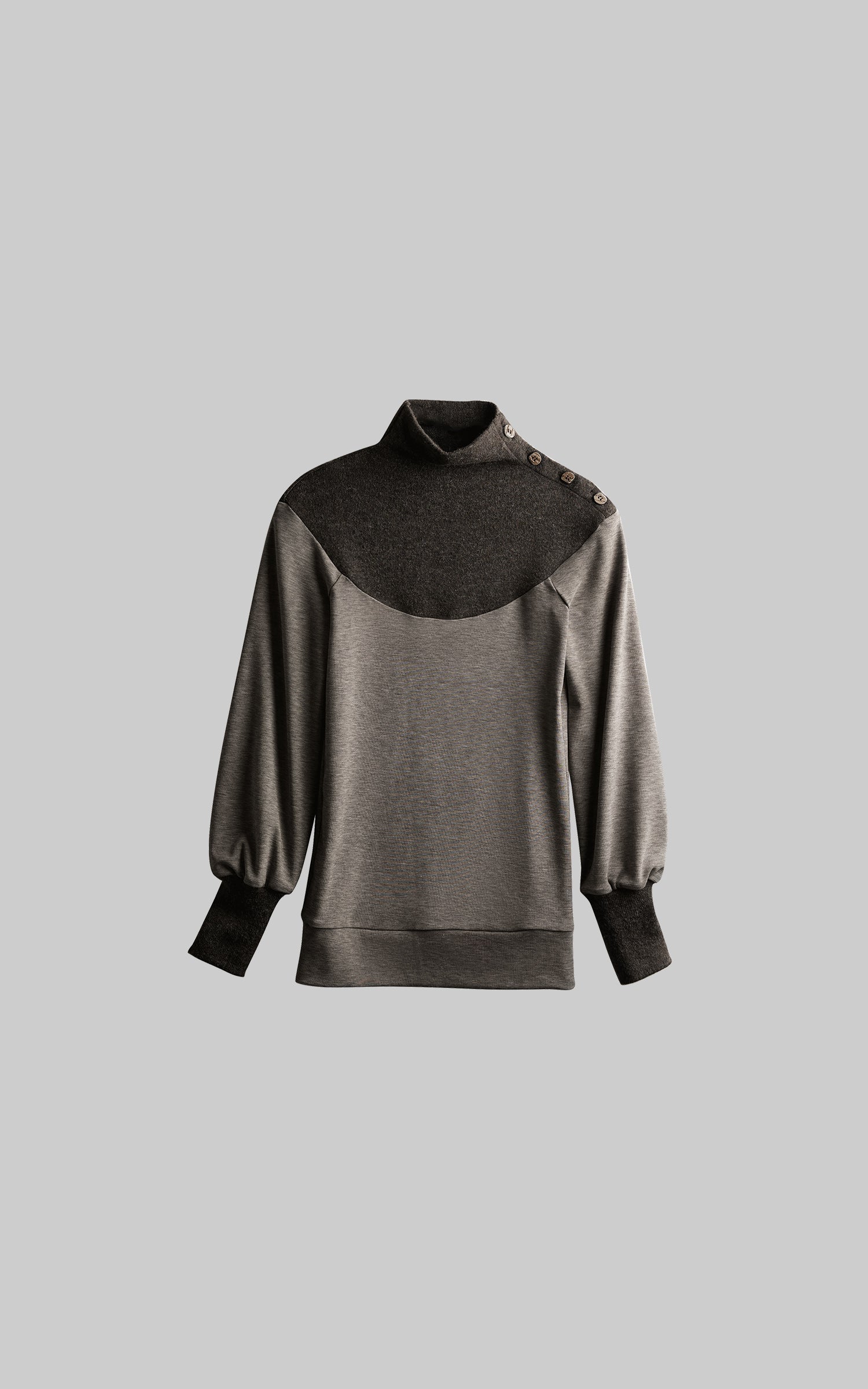 <tc>INDULGE</tc> Haut à manches longues structuré à panneaux contrastés