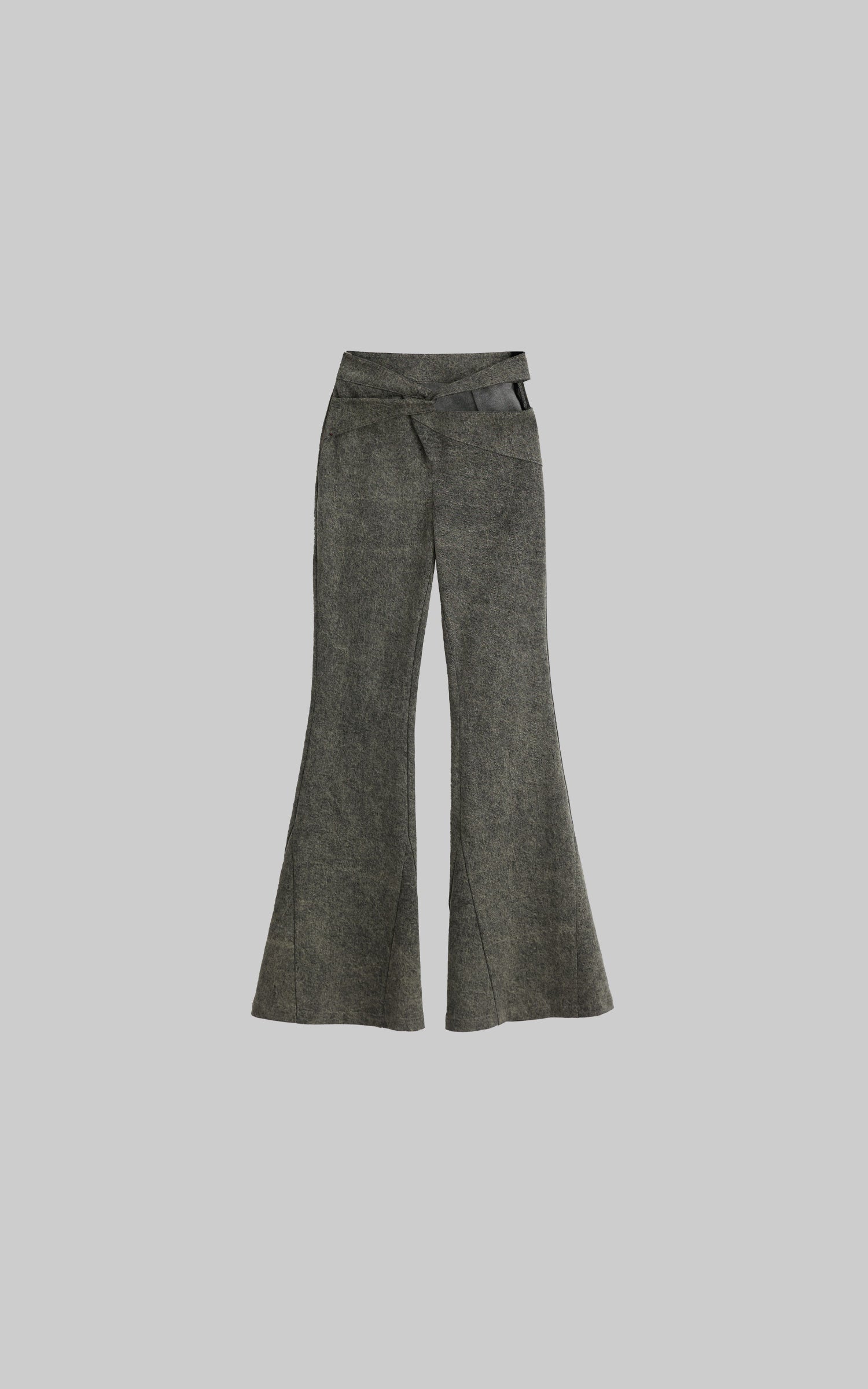 <tc>DOINDULGE</tc> Pantalon évasé à taille croisée