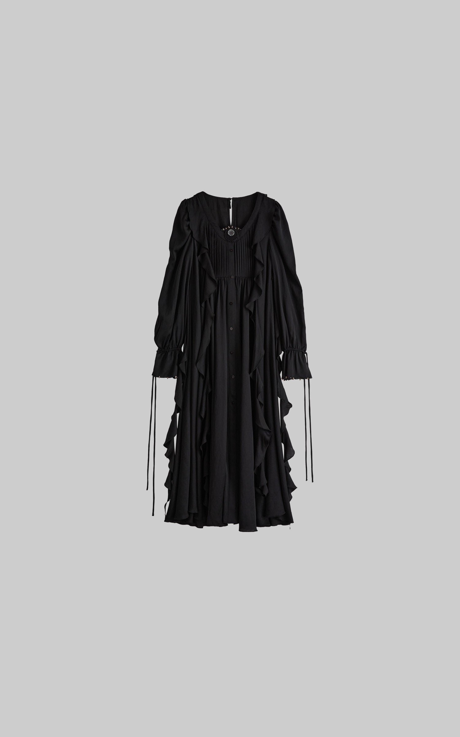 DOINDULGE Smocked Panel Ritual Long Dress