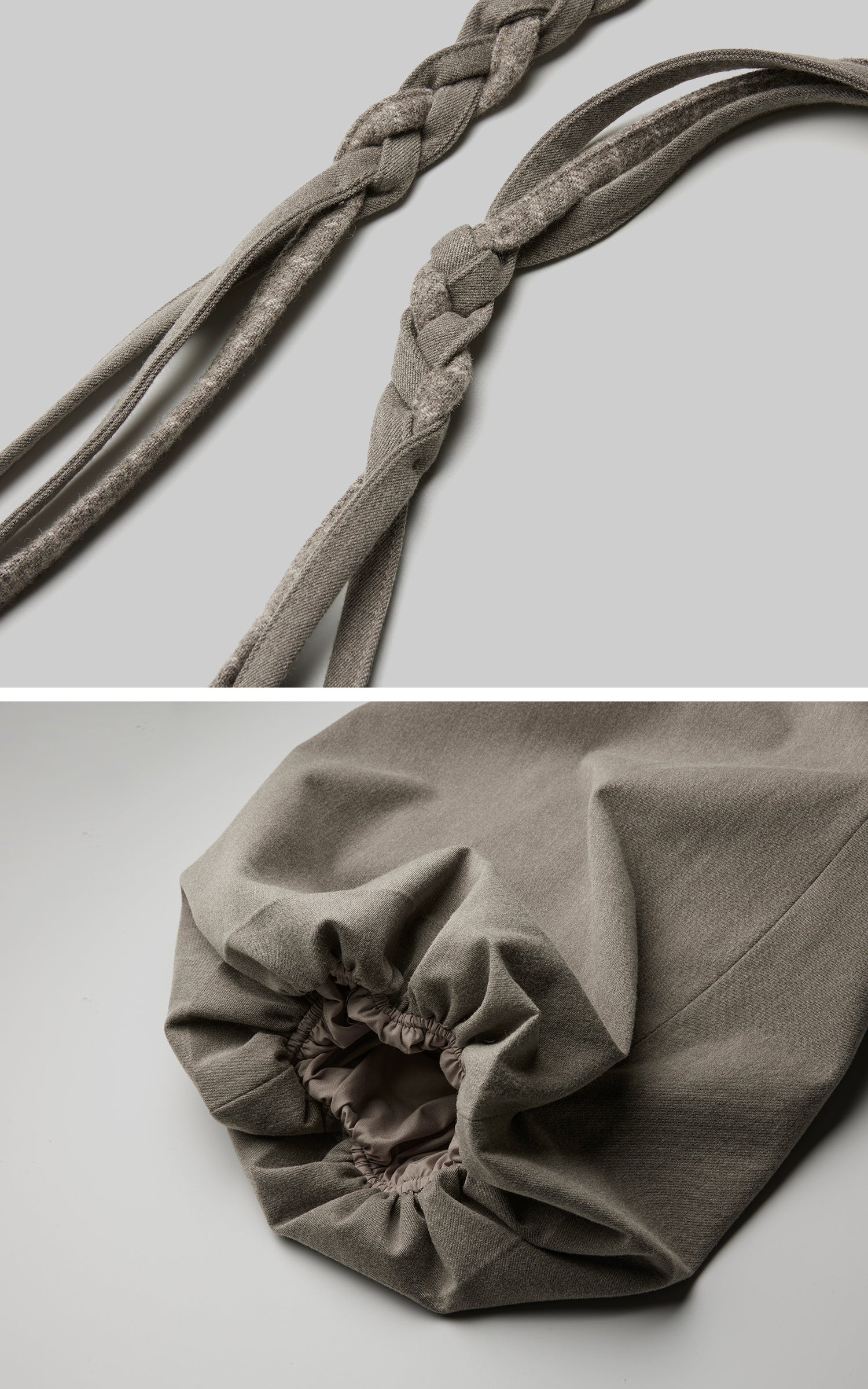 <tc>INDULGE</tc> 編みひも付きハイウエストワイドレッグパンツ