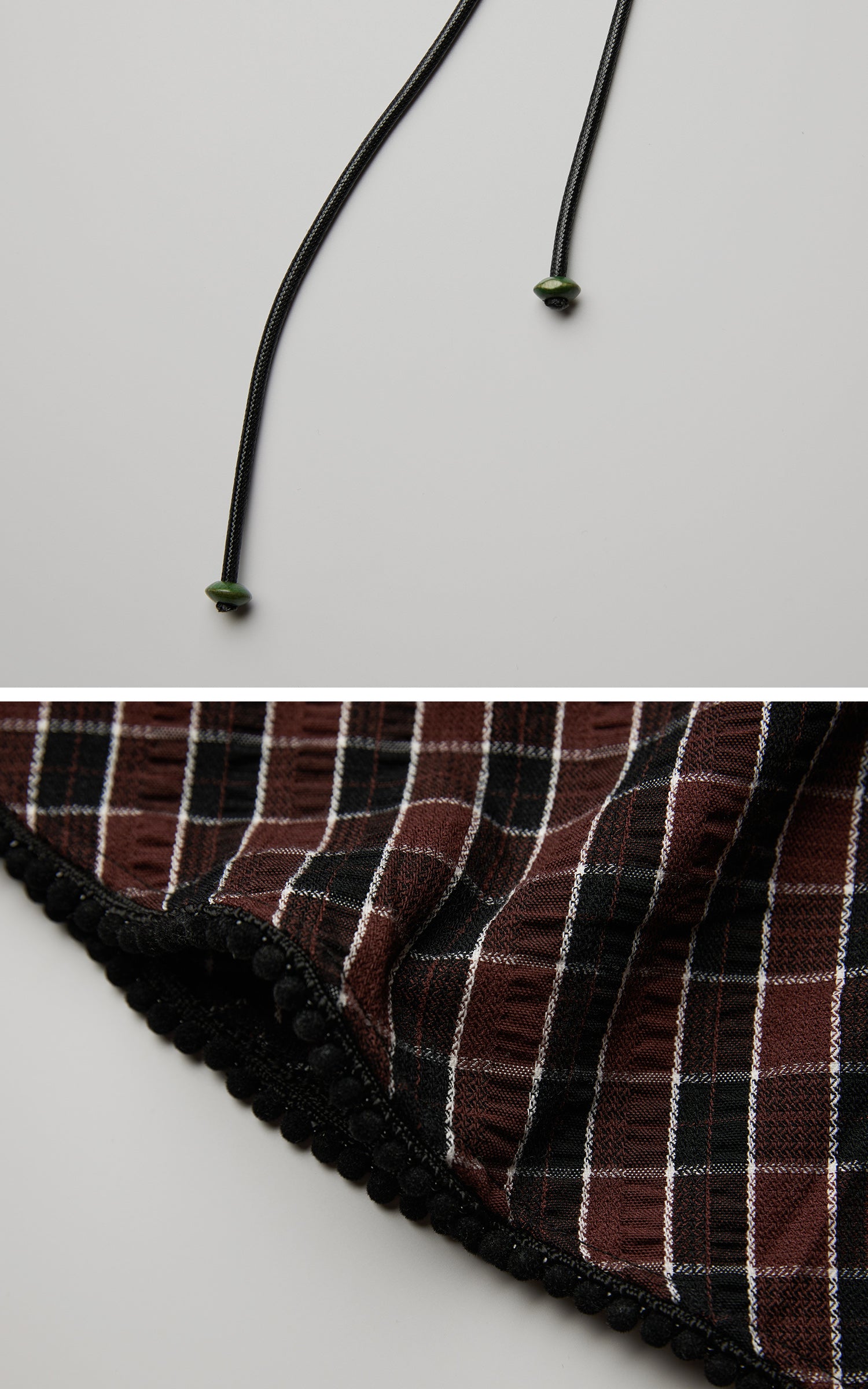 Jupe Longue à Carreaux Texturés