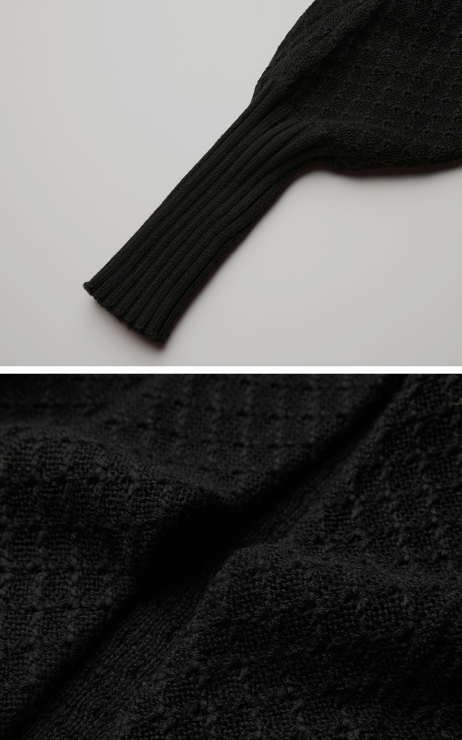 <tc>INDULGE</tc> ドレープシルエットのテクスチャードニットロングカーディガン