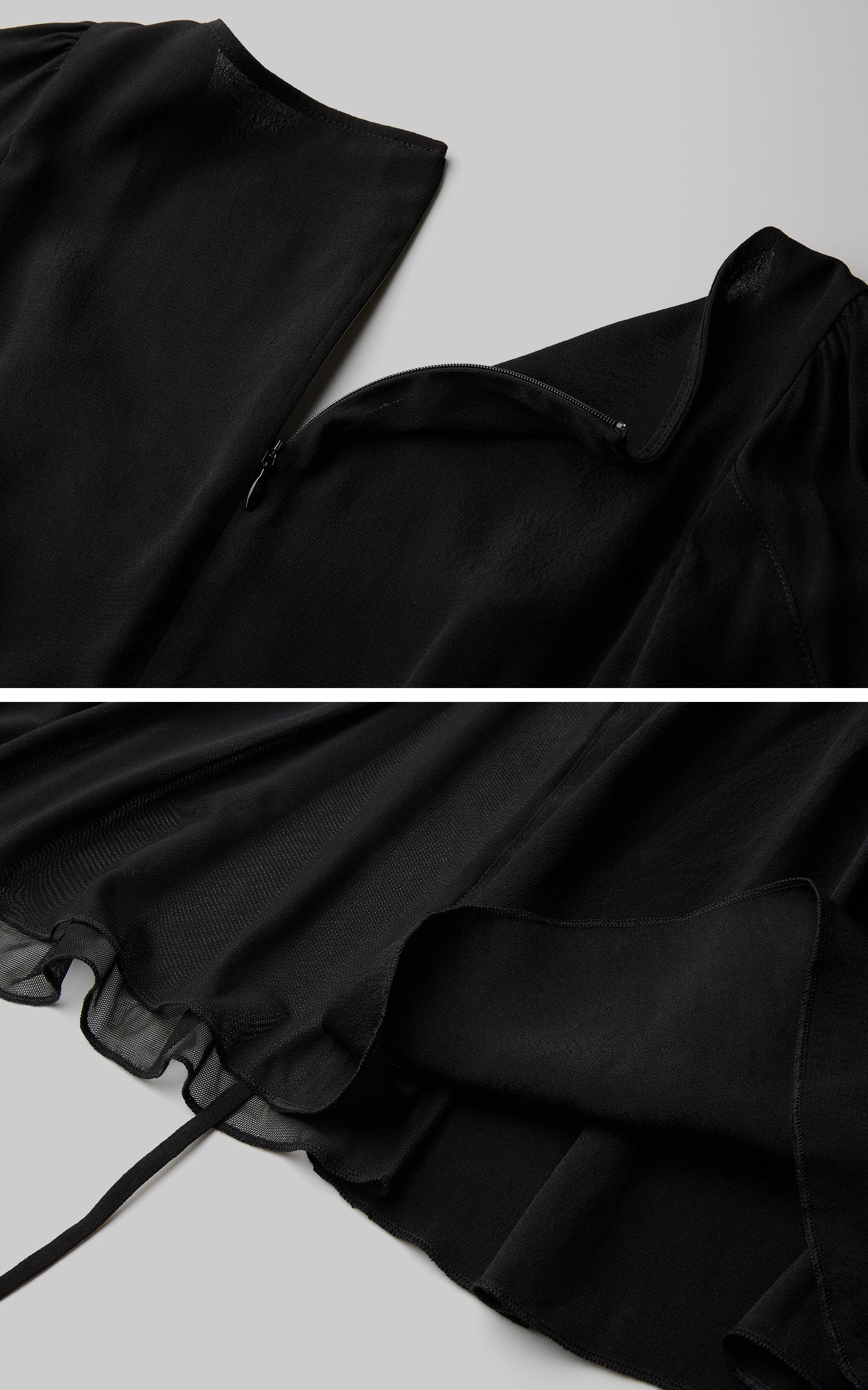 <tc>DOINDULGE</tc> Robe longue à manches évasées et encolure carrée