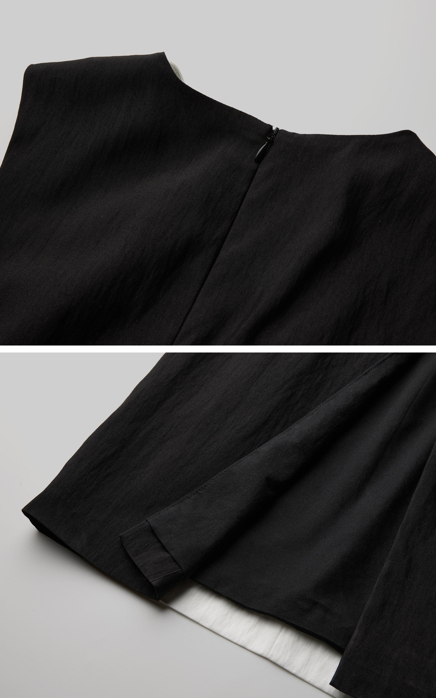 <tc>DOINDULGE</tc> Robe longue ajustée à panneaux contrastés