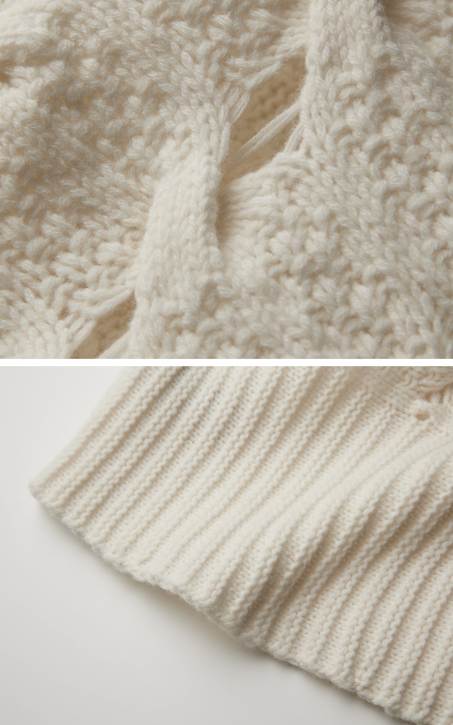 <tc>INDULGE</tc> Pull à col roulé tressé Void