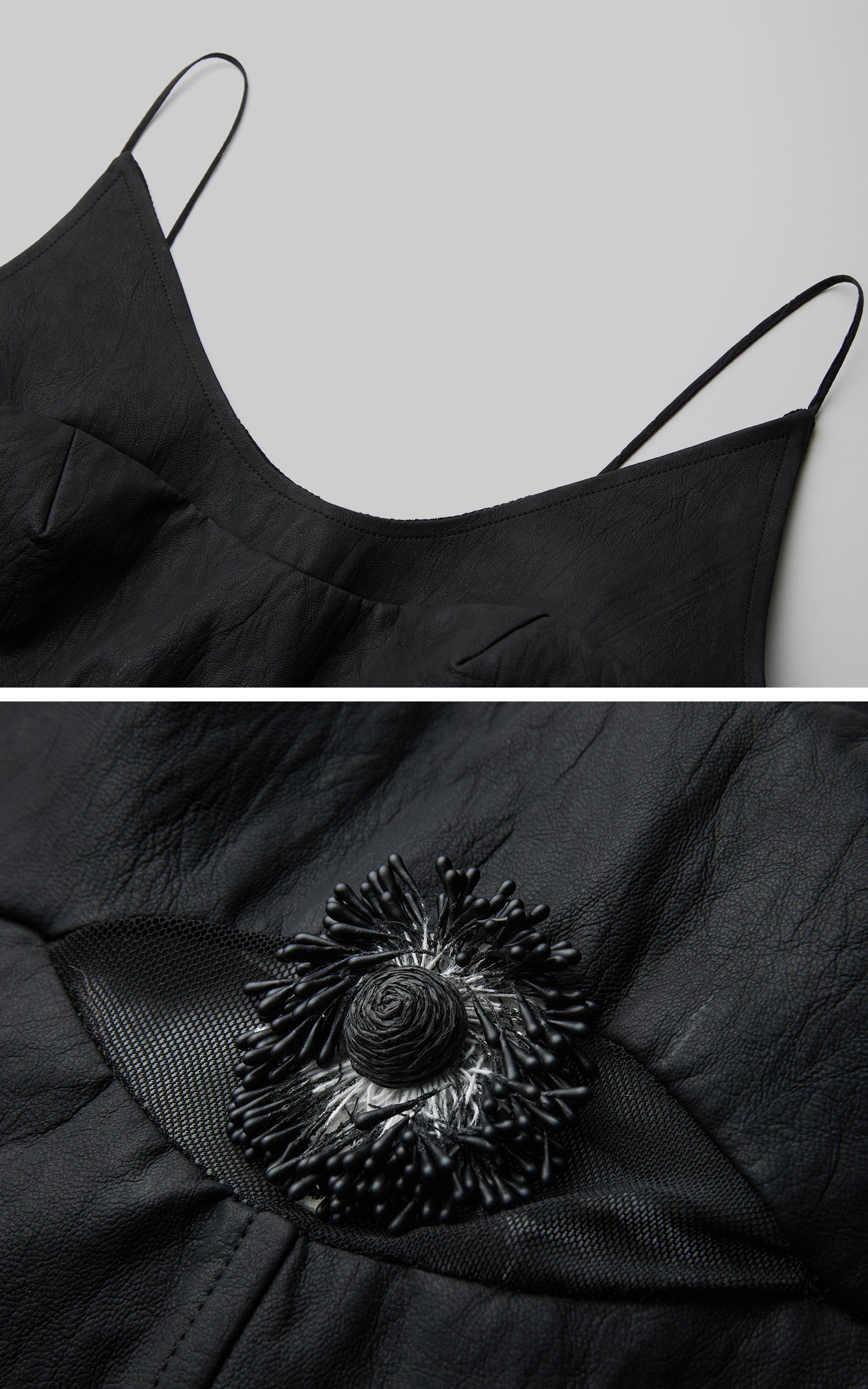 DOINDULGE PU V-Neck Peplum Corset Top