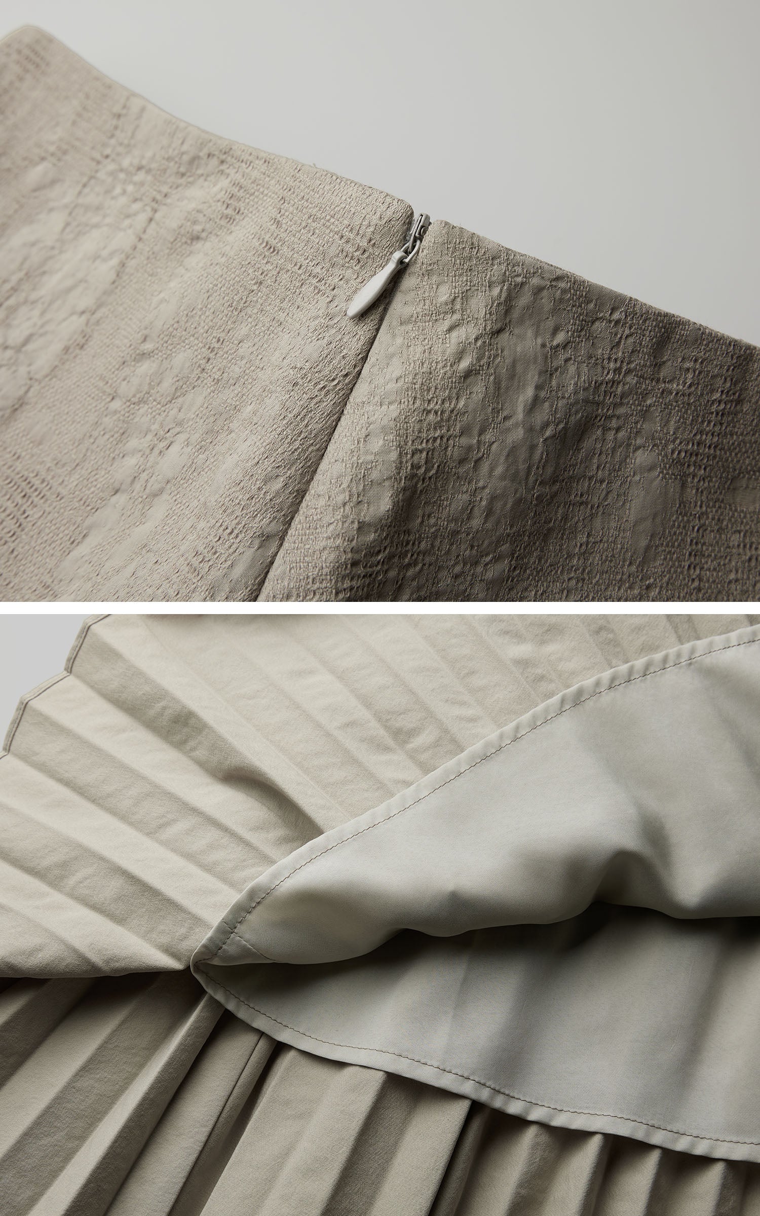 <tc><tc>DOINDULGE</tc></tc> Jupe longue plissée à couches drapées