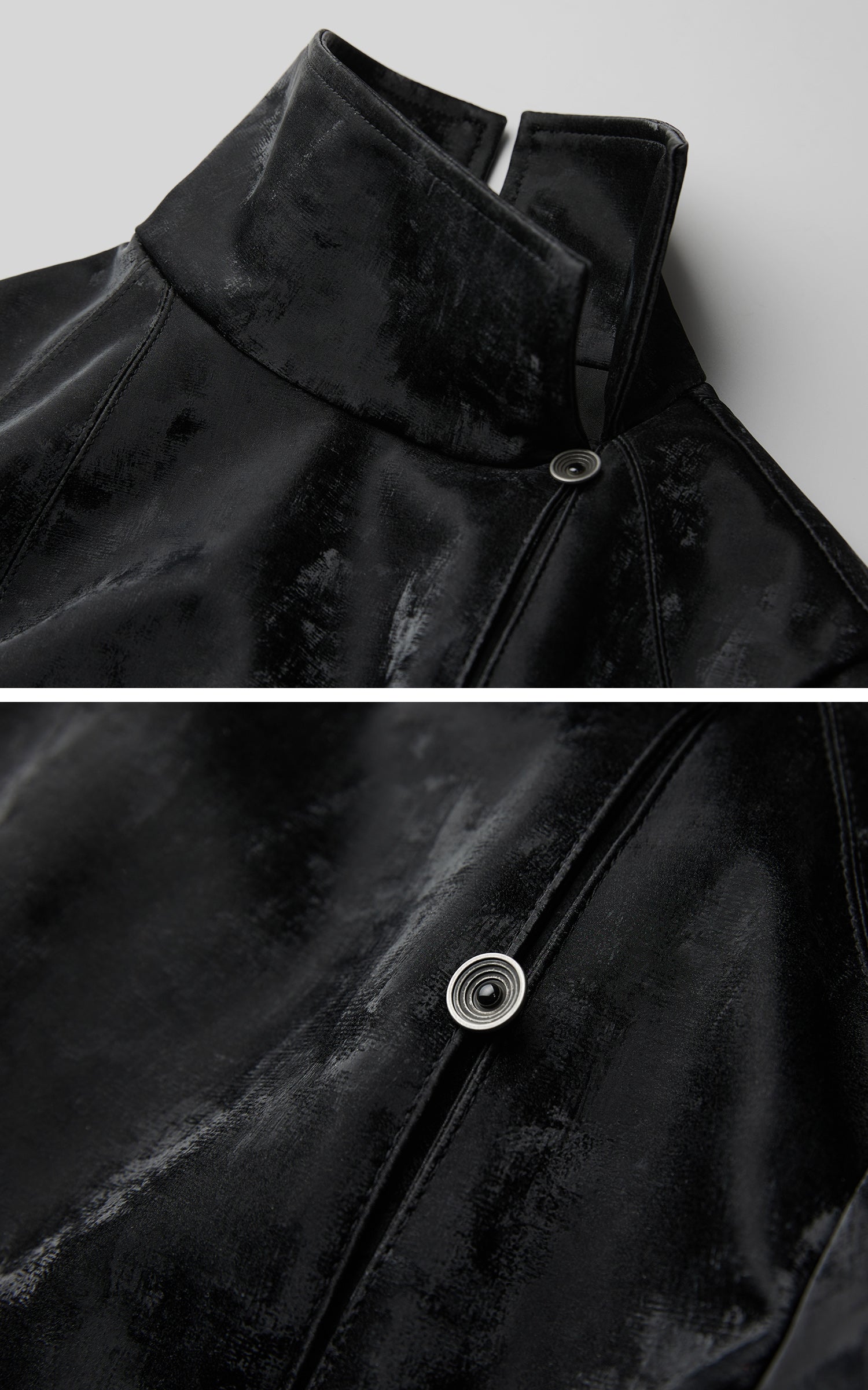 INDULGE Deconstructed High-Neck Pleated Dress