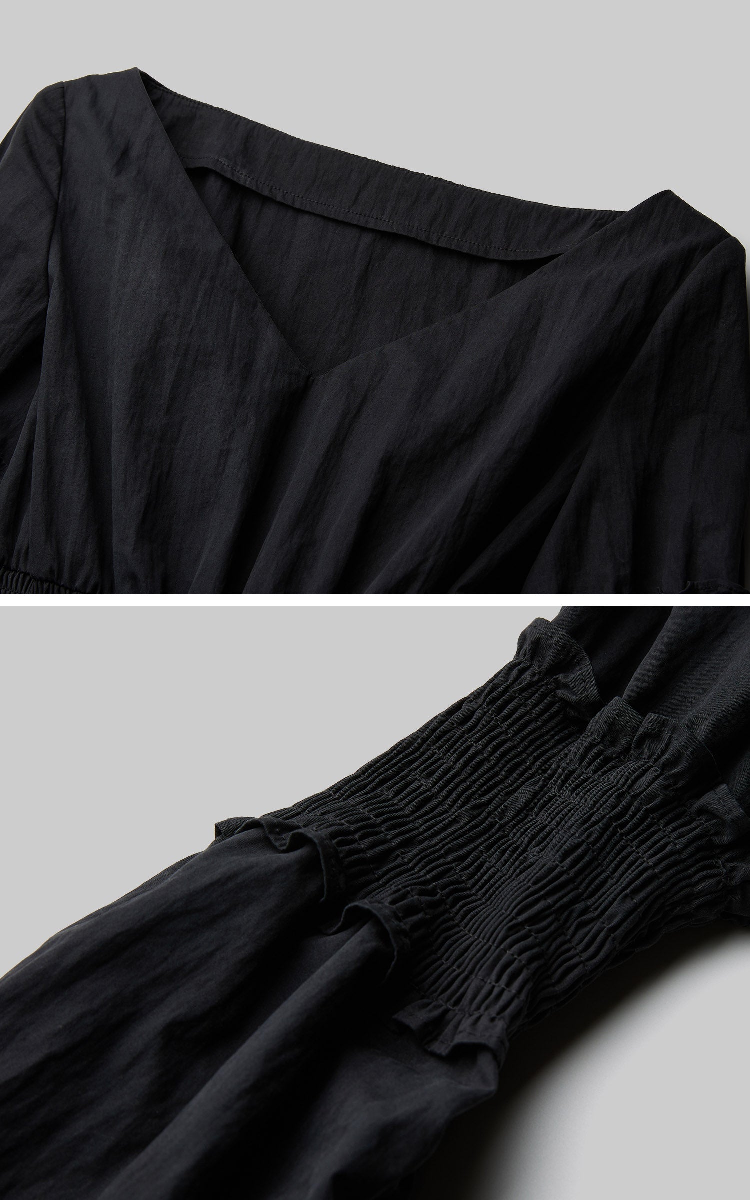 <tc>DOINDULGE</tc> Lagenbluse mit Rüschen und strukturierter Taille
