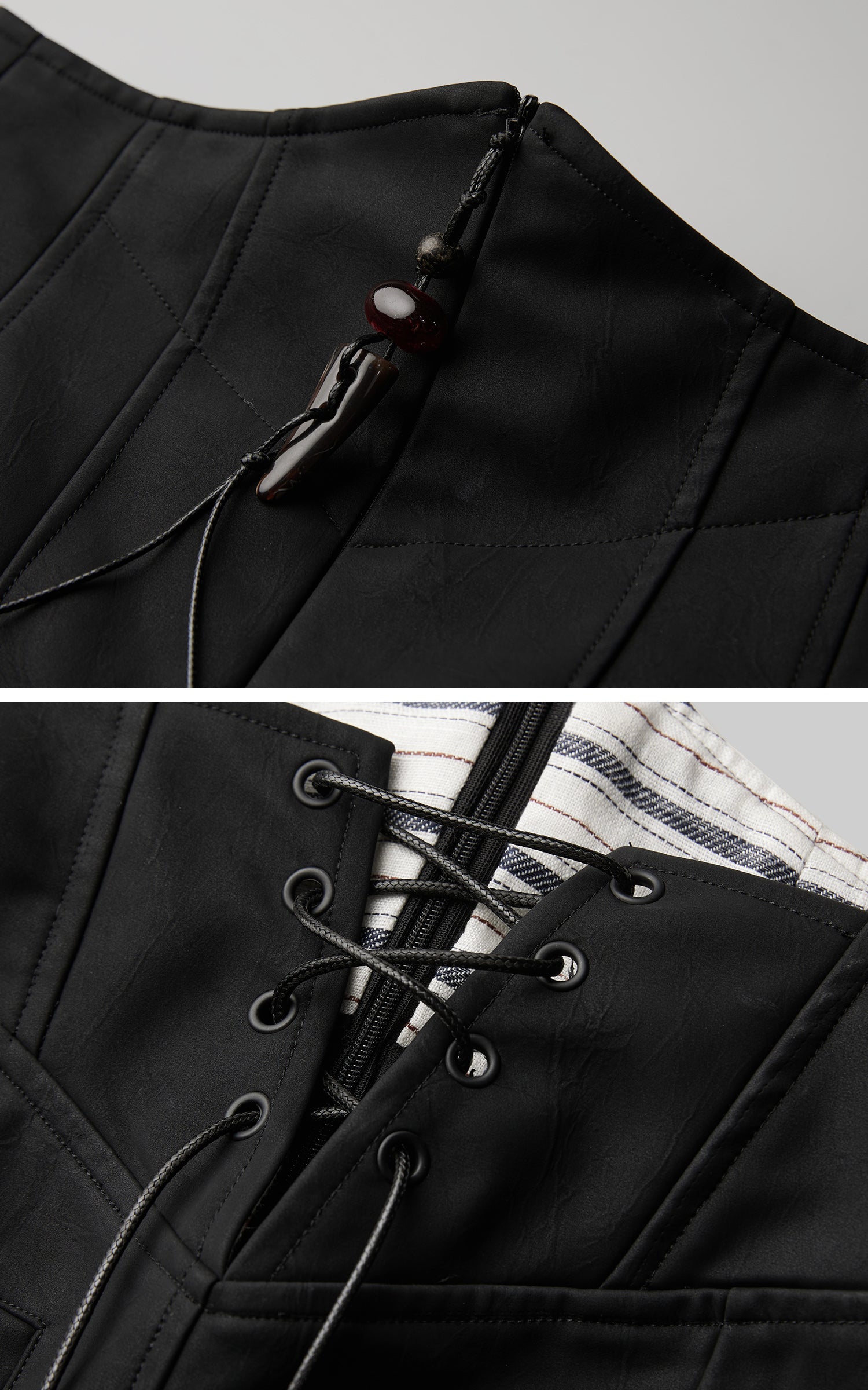 <tc>INDULGE</tc> コントラストヘム付きハイウエストストラクチャーマキシスカート