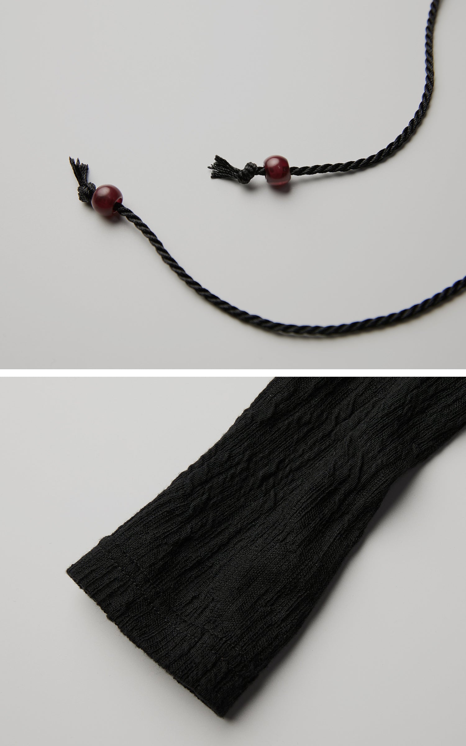 <tc>INDULGE</tc> Texturiertes, gerafftes, drapiertes Maxikleid