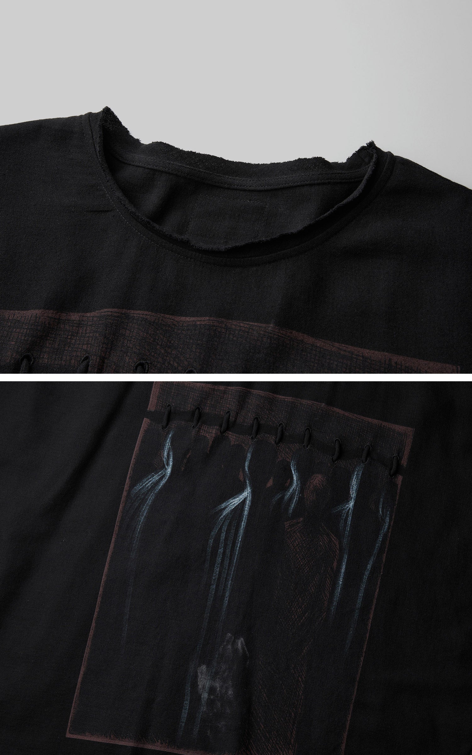 DOINDULGE Oversized Graphic Batwing Sleeve T-Shirt