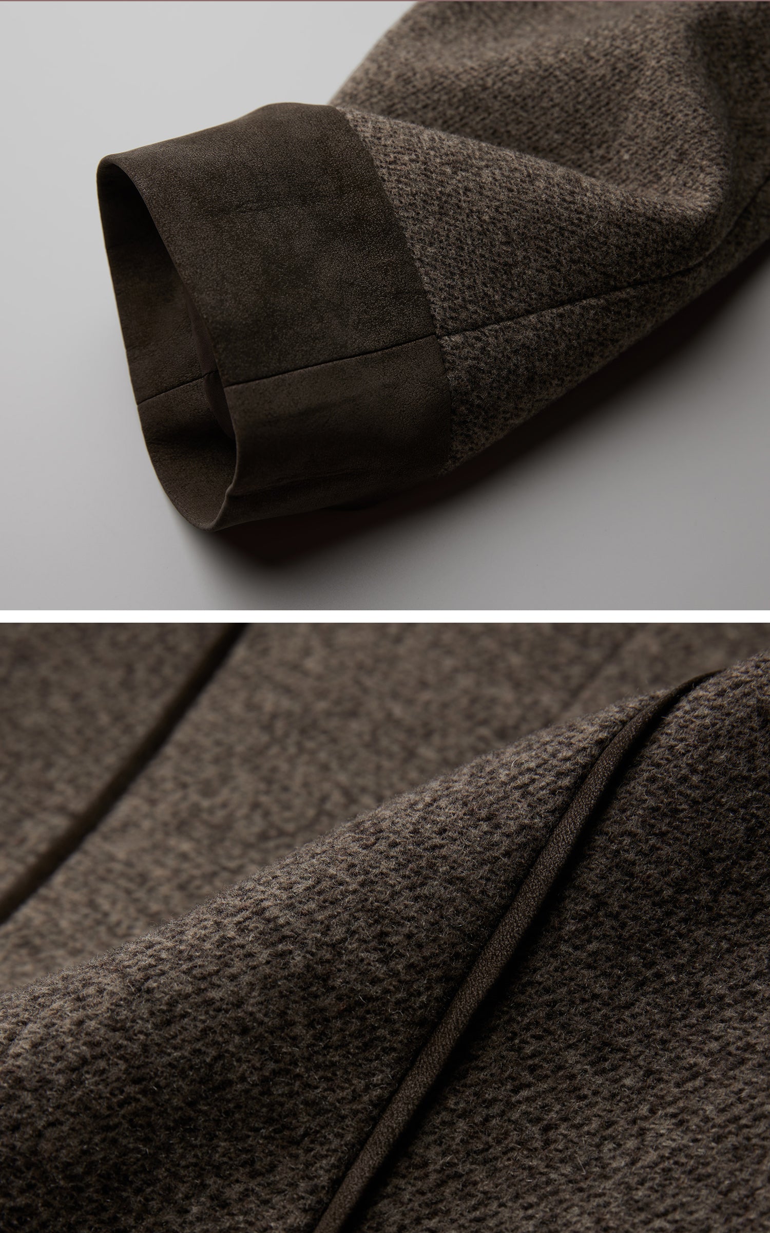 INDULGE Asymmetric Wool-Blend Structured Jacket