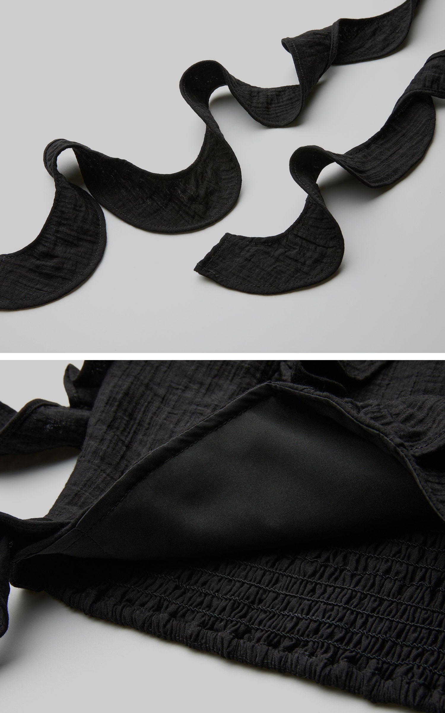 <tc>DOINDULGE</tc> Schulterfreies Rüschen-Crop-Top