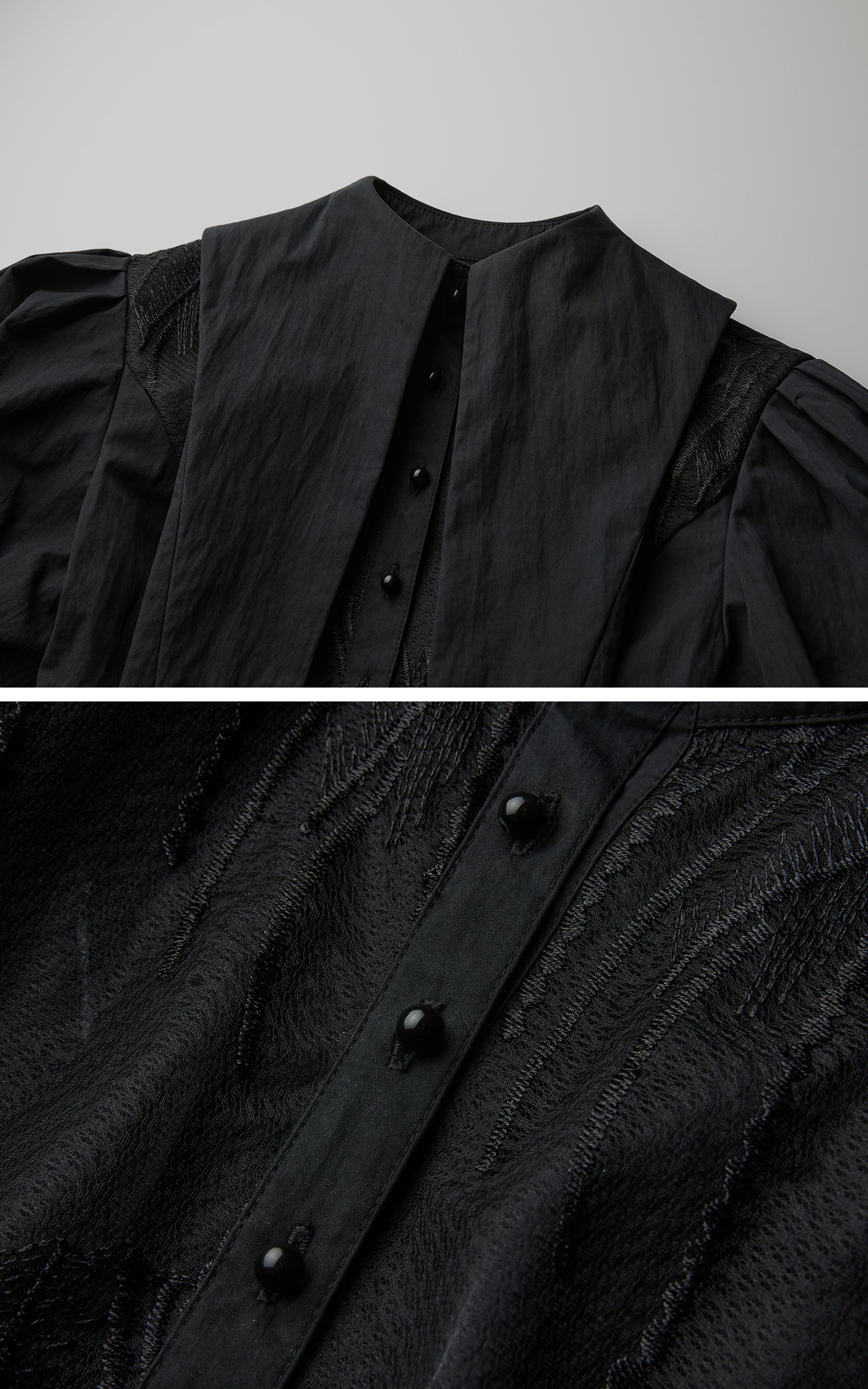 DOINDULGE Gothic Structured Panel Shirt
