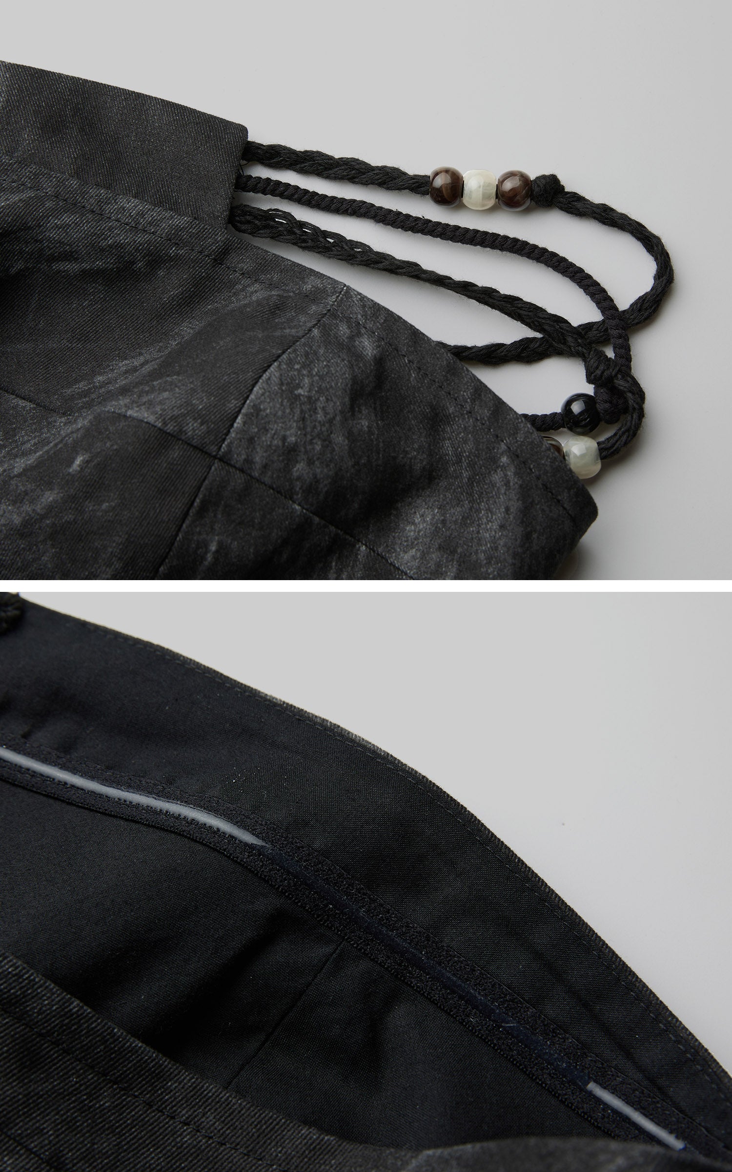 DOINDULGE Distressed Strapless Panel Top