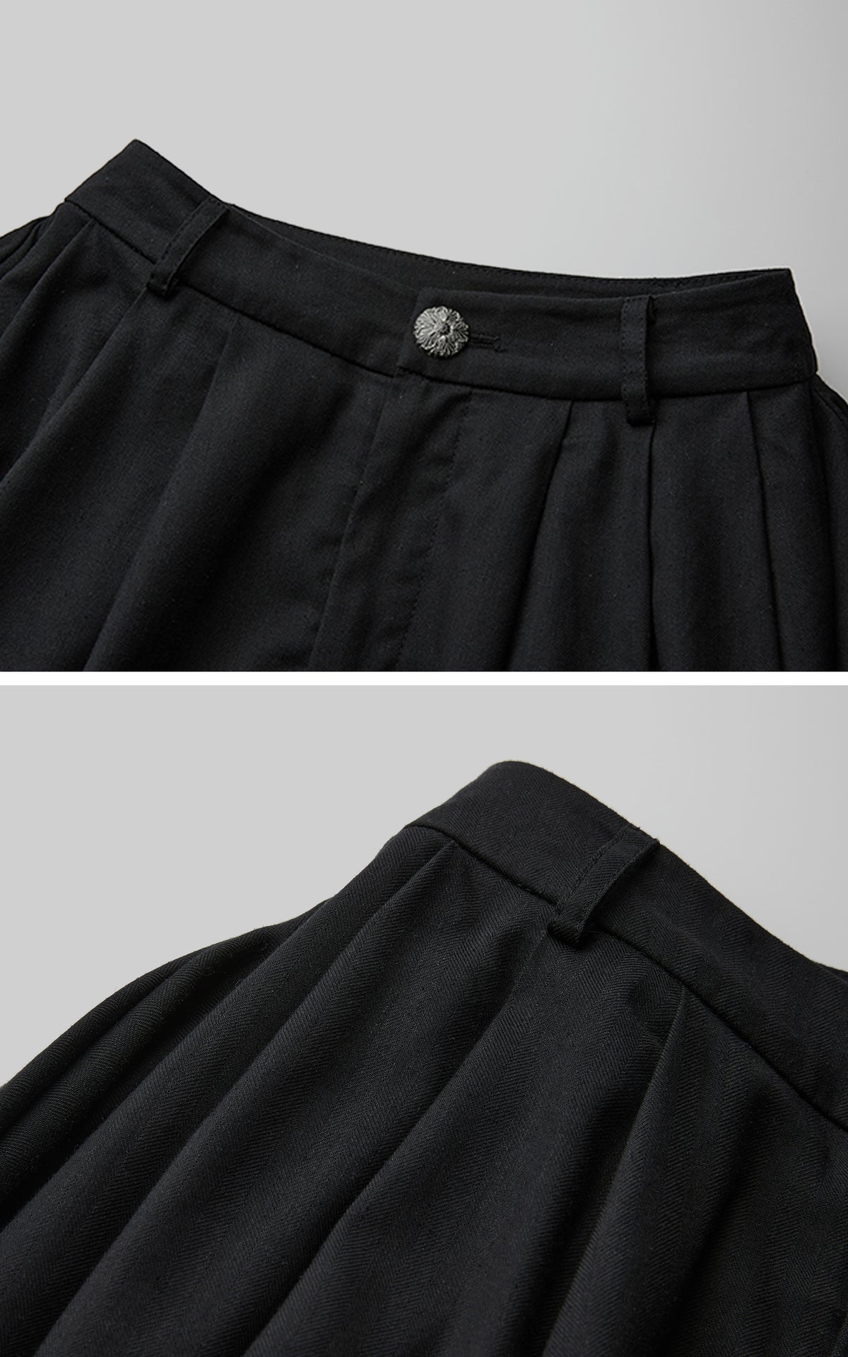 <tc>DOINDULGE</tc> オーバーサイズプリーツドレープワイドレッグパンツ