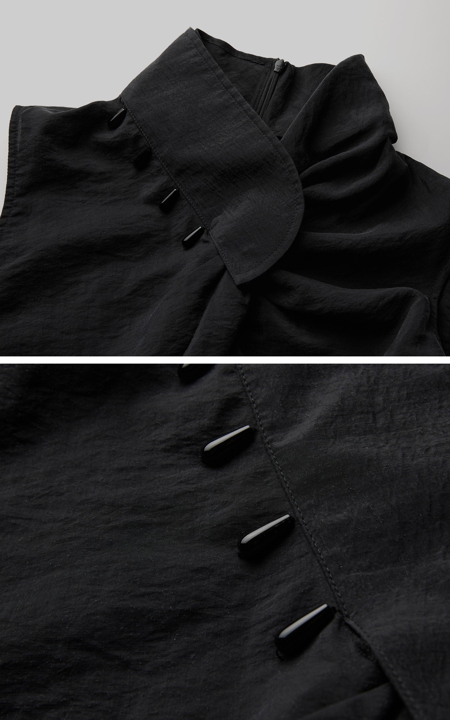 DOINDULGE Avant-Garde Asymmetric Draped Longline Vest