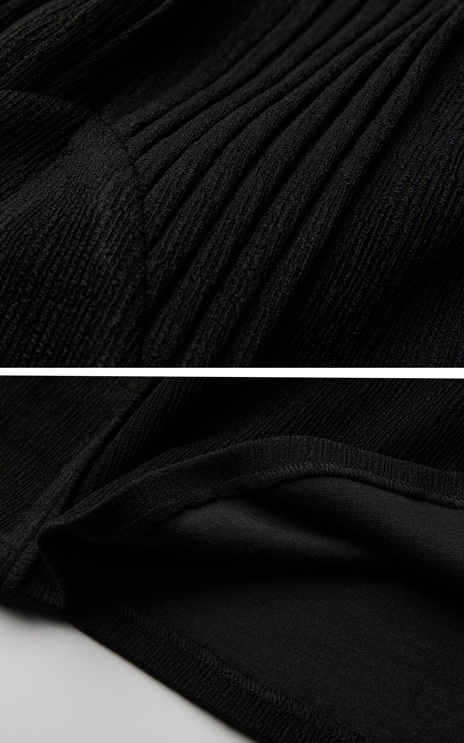 <tc>INDULGE</tc> Jupe Longue Plissée Asymétrique