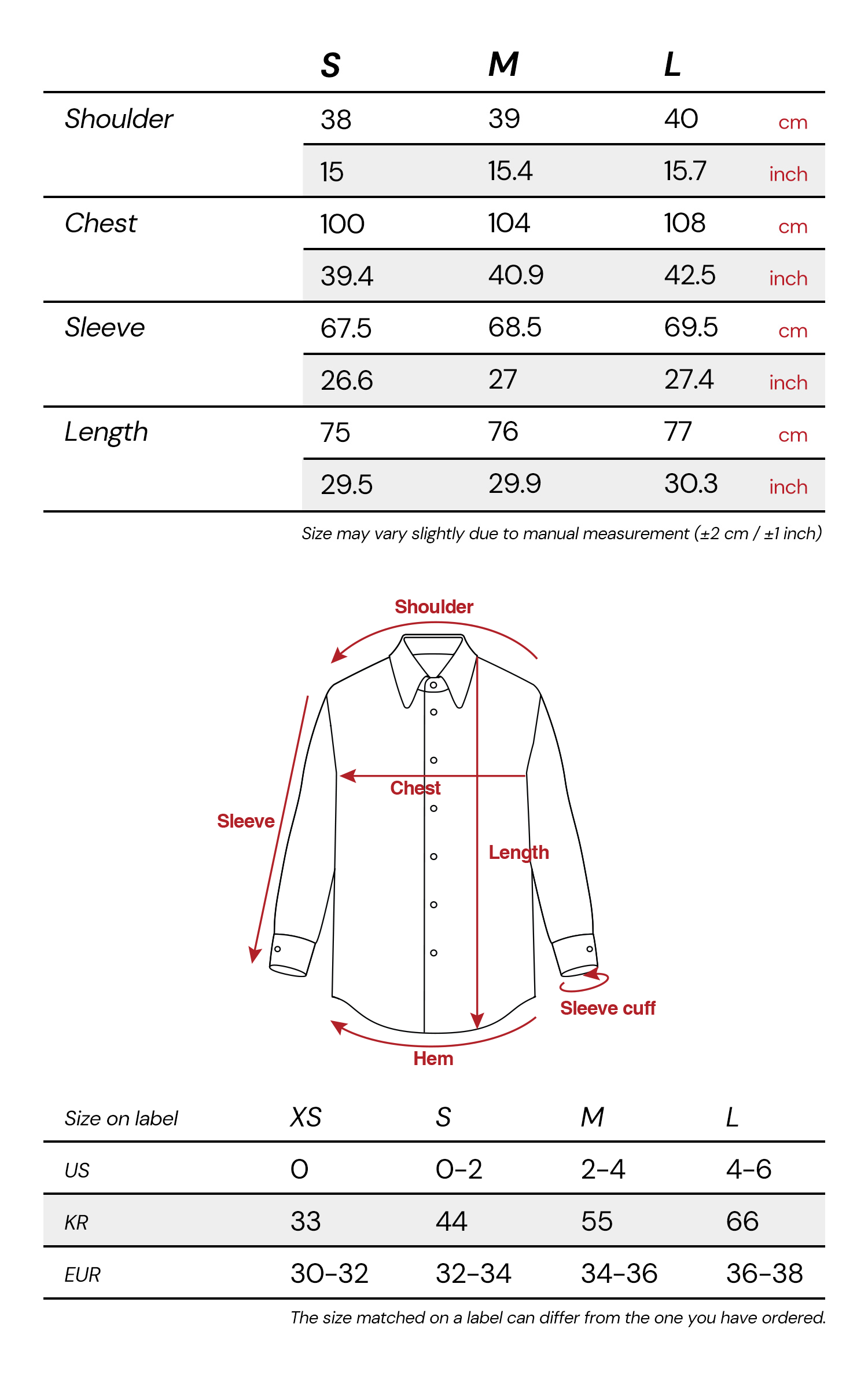 INDULGE Deconstructed Asymmetric Contrast Shirt