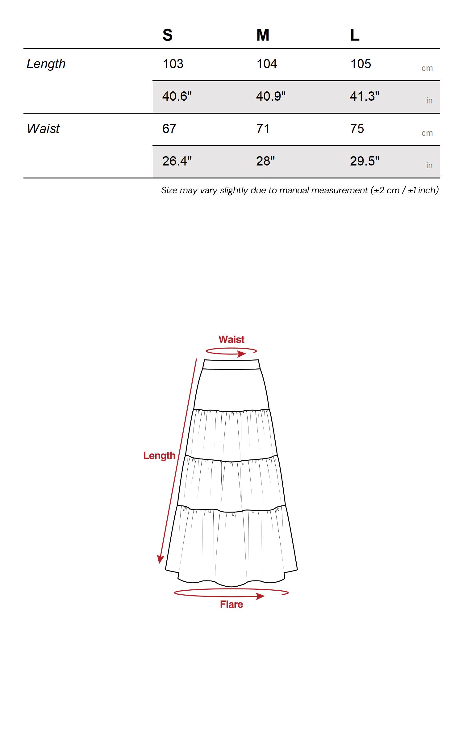 <tc>DOINDULGE</tc> Jupe longue à panneaux froncés taille haute