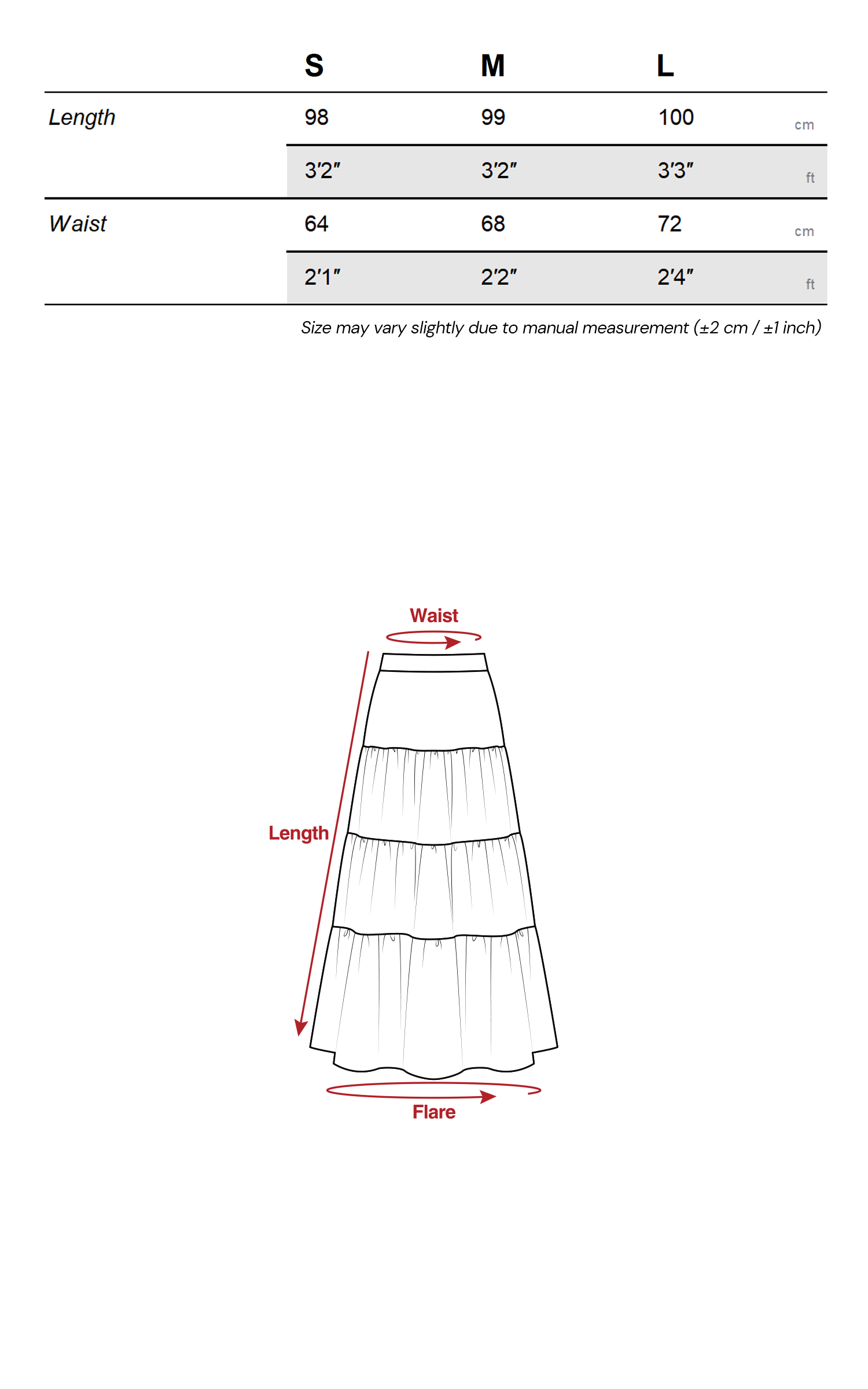 DOINDULGE Sculptural Ruffle Panel High-Waist Long Skirt